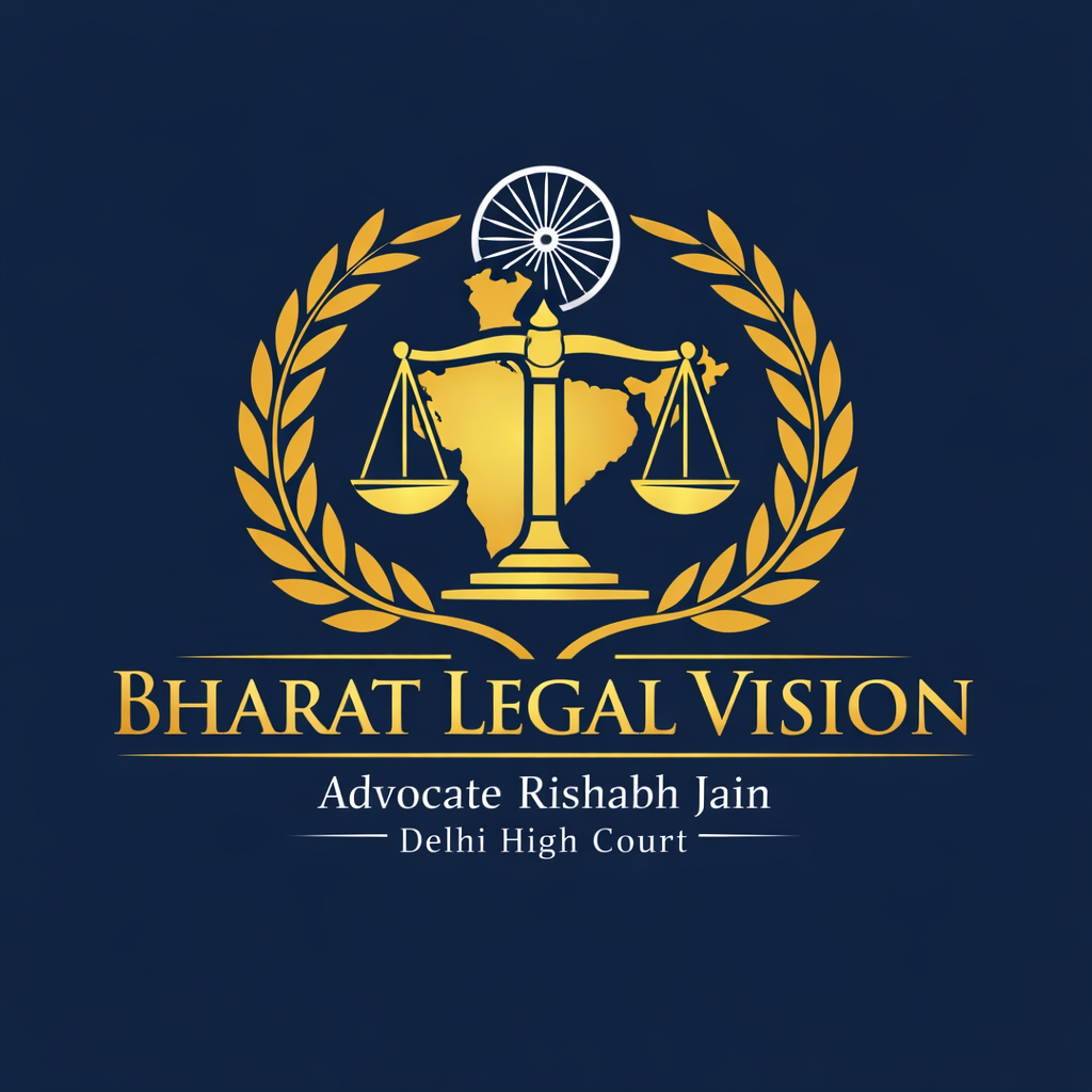 bharat legal vision logo design